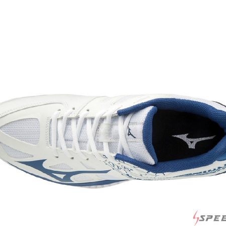 Trên xuống Giày Mizuno Thunder Blade 2 - Trắng Xanh